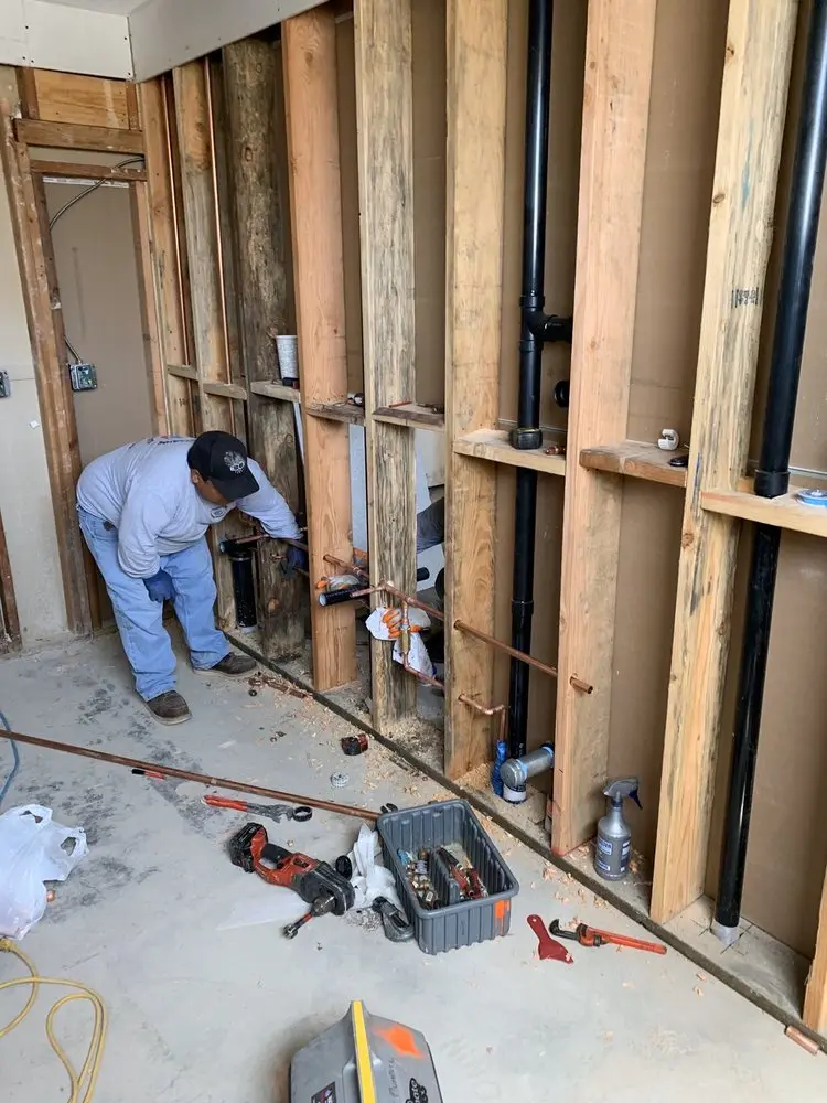 Commercial rough-in plumbing for Commercial Plumbing in Strawntown